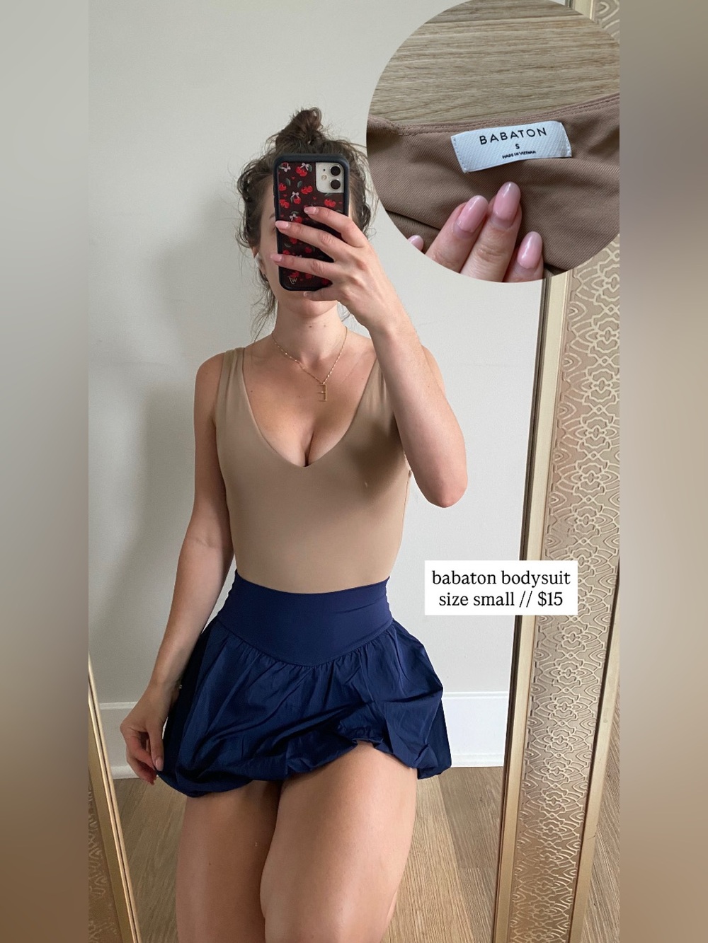 aritzia babaton bodysuit size small